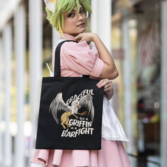 Graceless Griffin Canvas Tote
