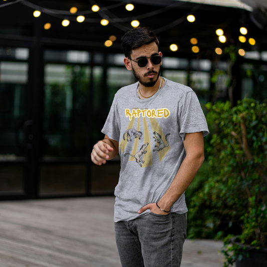 Rapturous Raptors T-Shirt – Soft Cotton Tee, Raptor Design, Unisex Fit