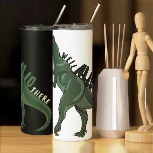 Well Allo There 20oz Tumbler with Straw