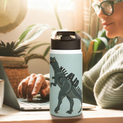 Well Allo There Stainless Steel Sip-Top Water Bottle