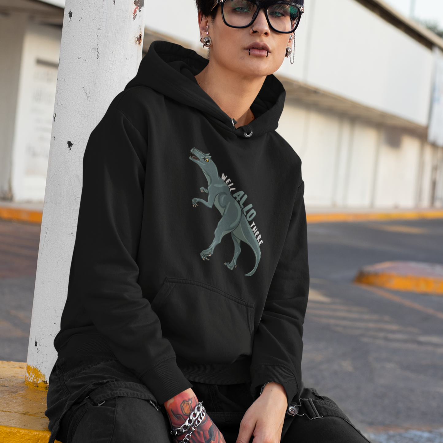 Well Allo There Pullover Hoodie