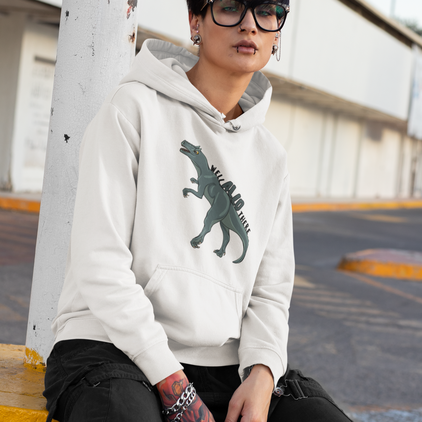 Well Allo There Pullover Hoodie