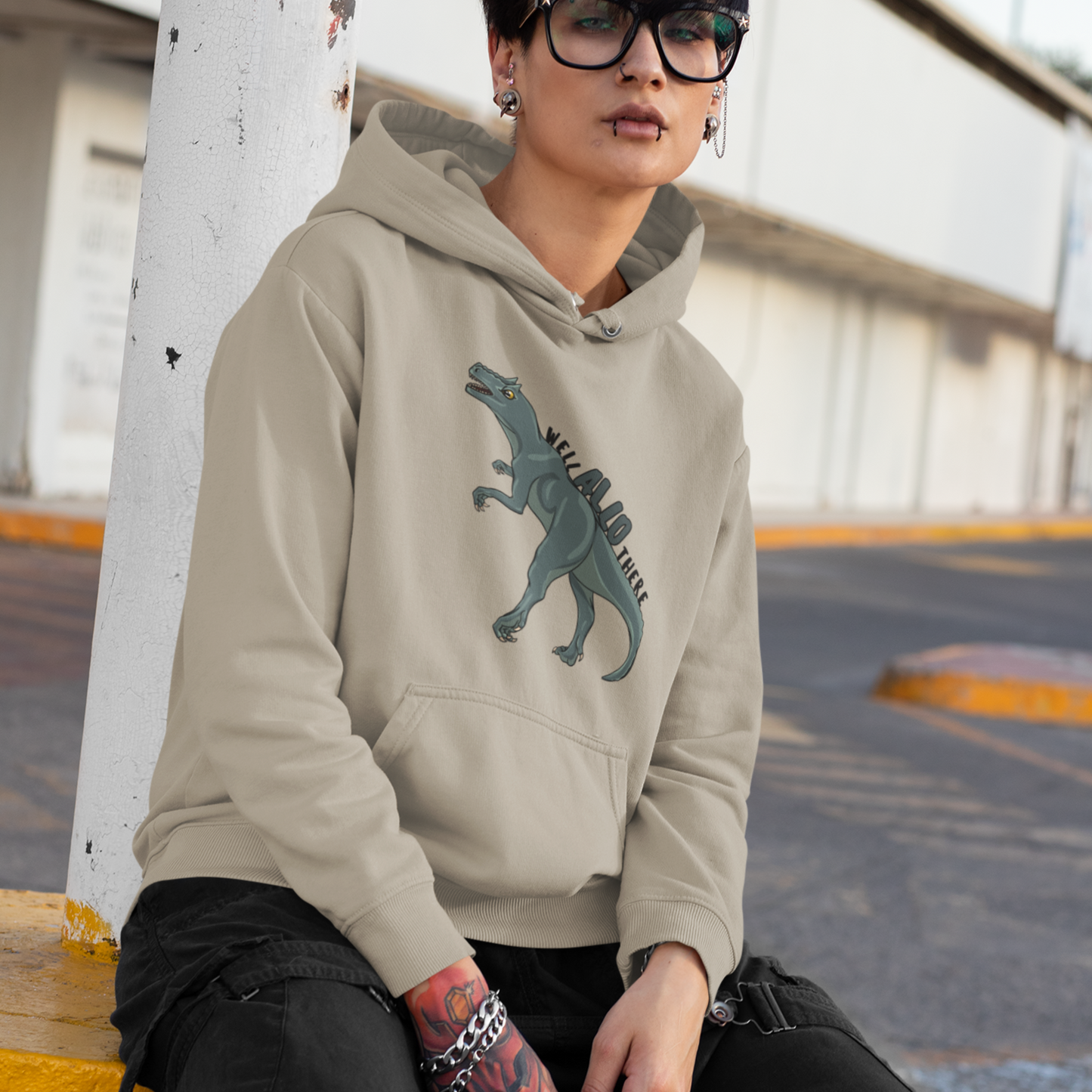 Well Allo There Pullover Hoodie