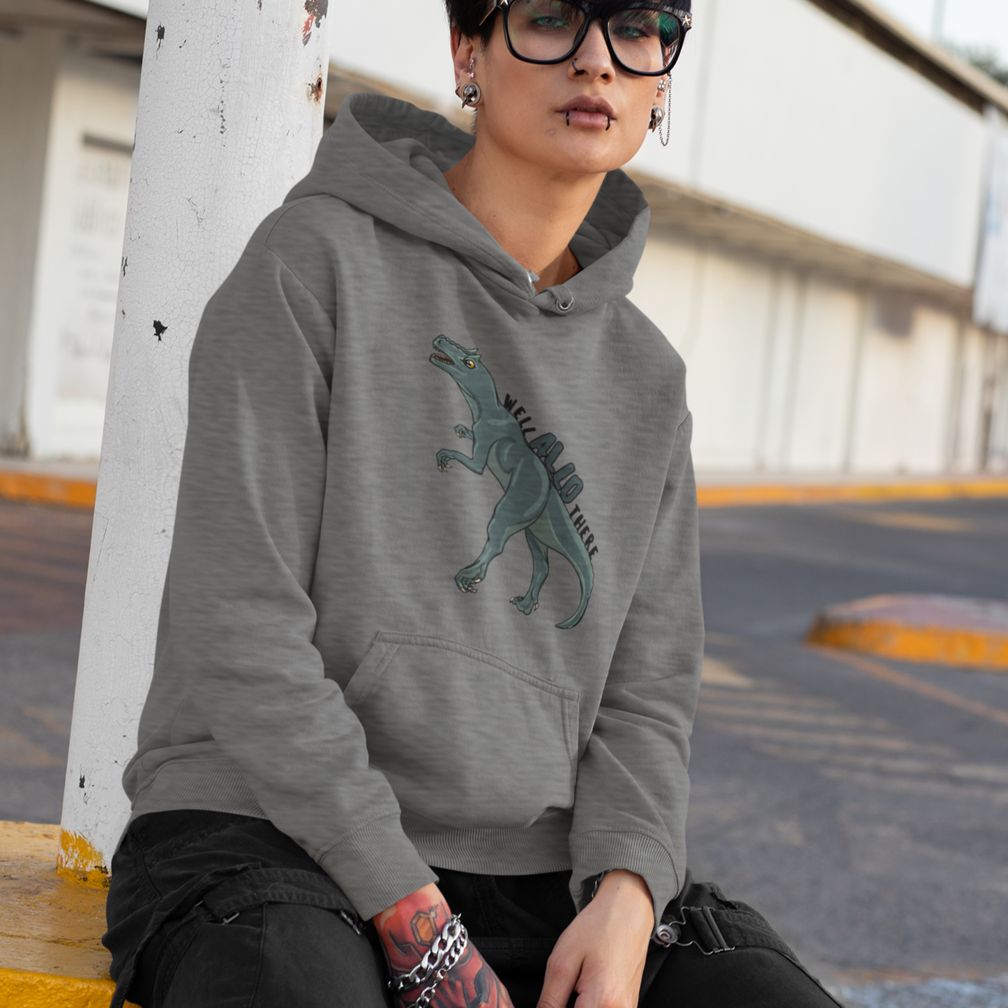 Well Allo There Pullover Hoodie