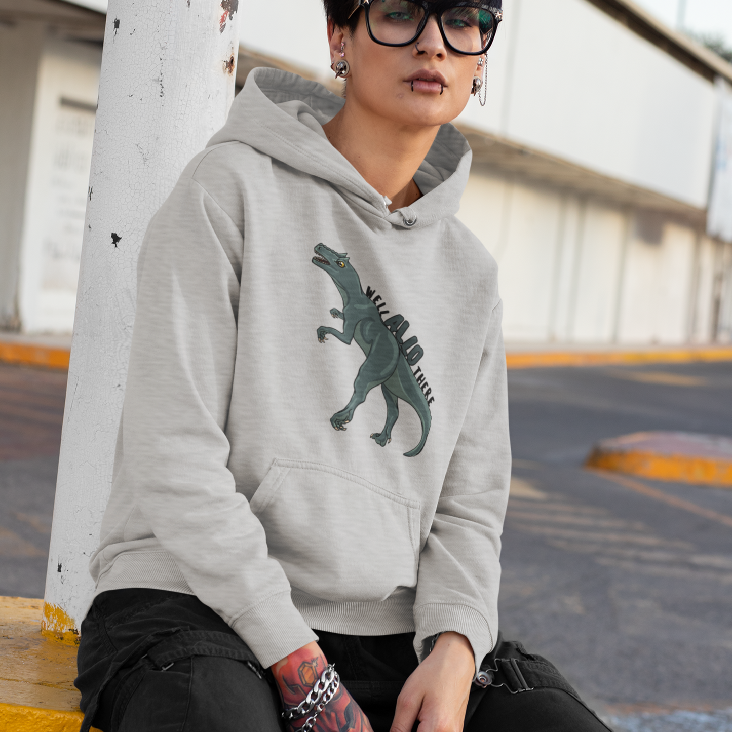 Well Allo There Pullover Hoodie