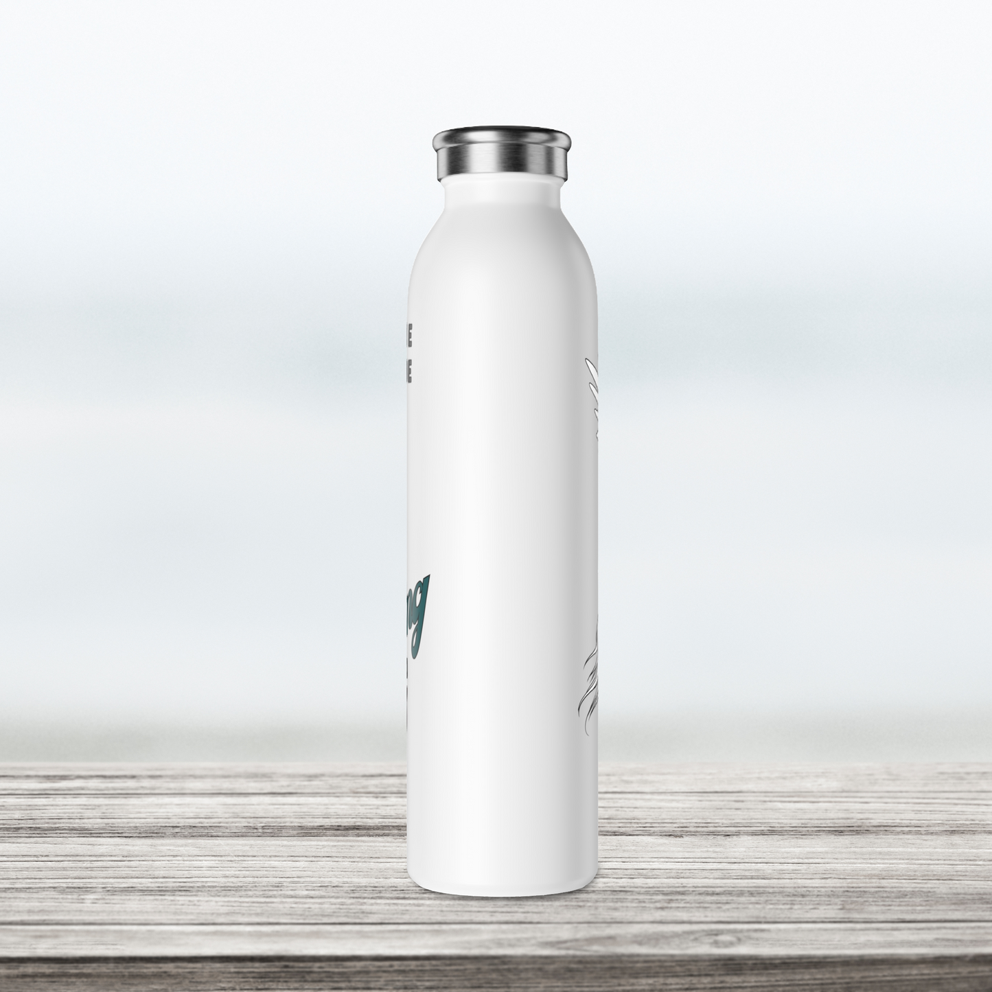 Ascending into Madness Slim Water Bottle