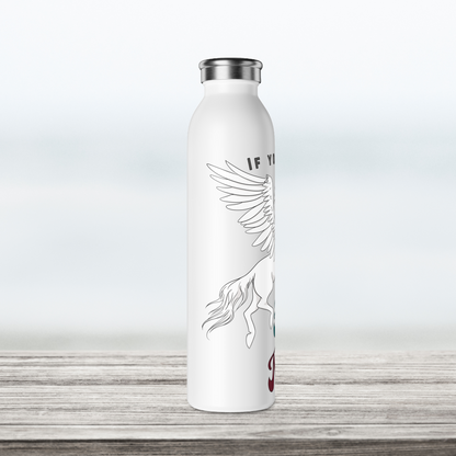 Ascending into Madness Slim Water Bottle