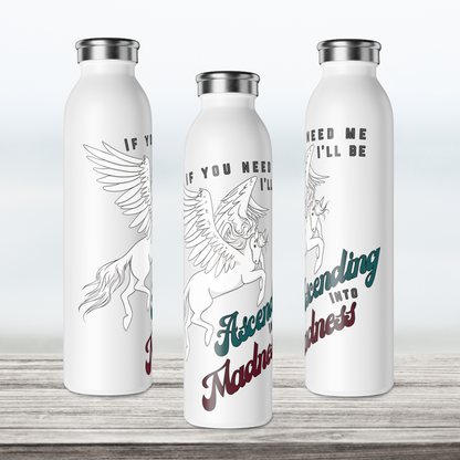 Ascending into Madness Slim Water Bottle
