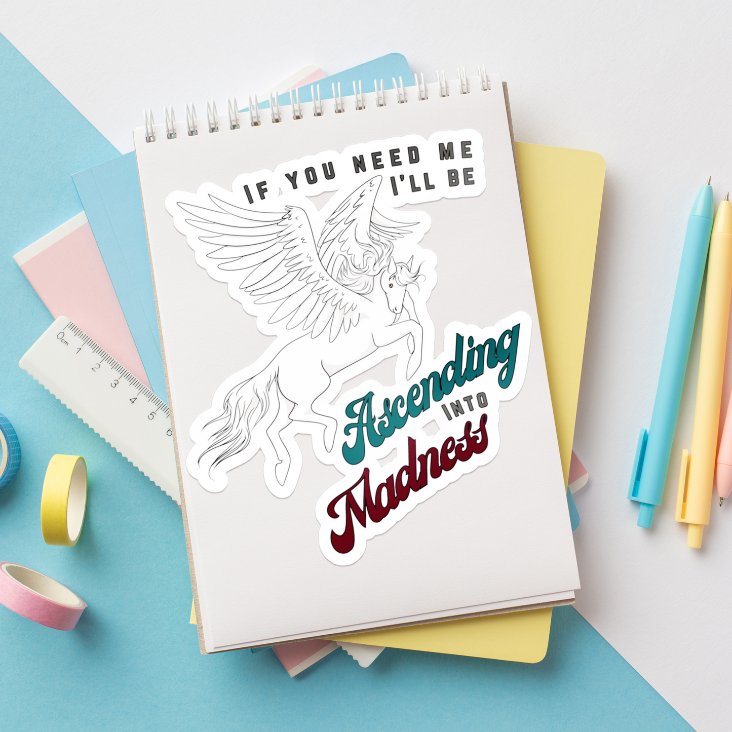 Ascending Into Madness Vinyl Sticker (4 sizes)