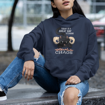 Chaos Cat Pullover Hoodie