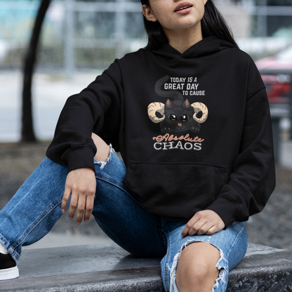 Chaos Cat Pullover Hoodie