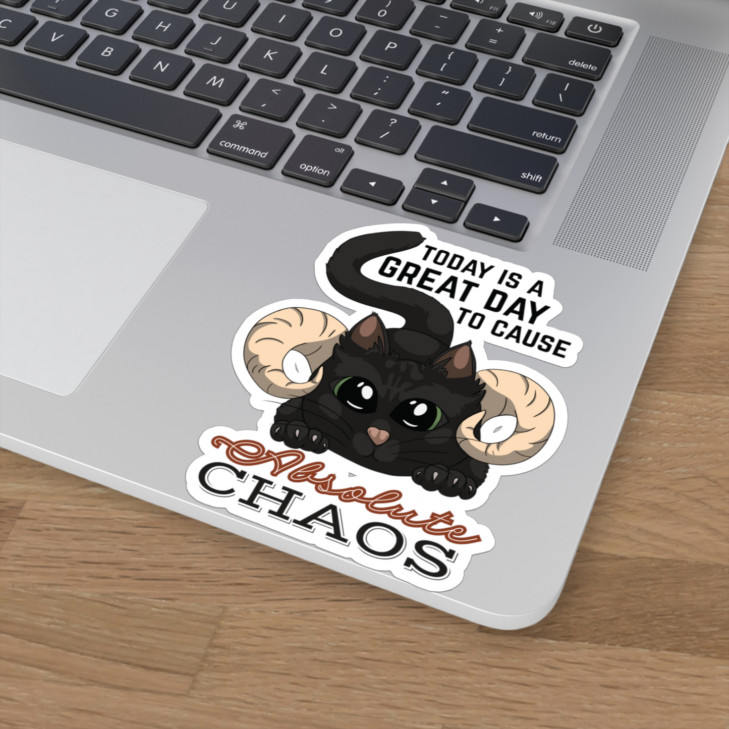 Chaos Cat Vinyl Sticker (4 sizes)