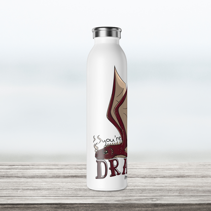 Dragon Me Down Slim Water Bottle