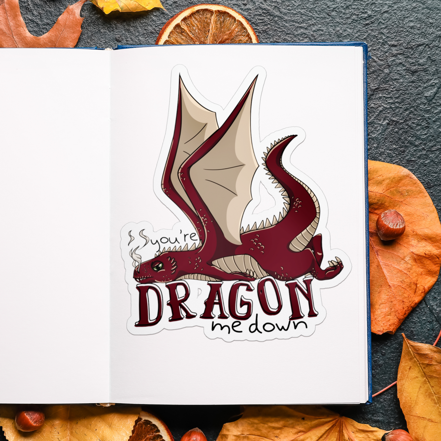 Dragon Me Down Vinyl Sticker (4 sizes)