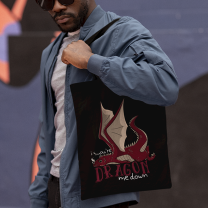 Dragon Me Down Canvas Tote