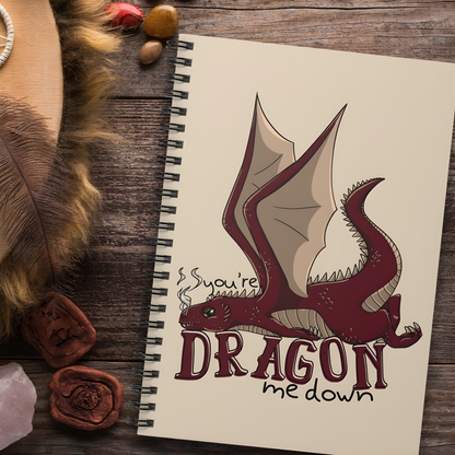 Dragon Me Down 6x8 Spiral Notebook
