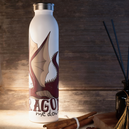Dragon Me Down Slim Water Bottle