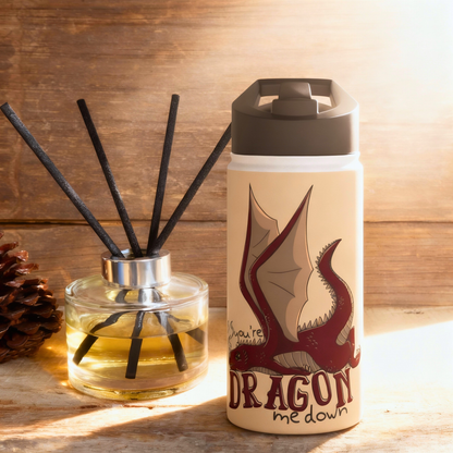 Dragon Me Down Stainless Steel Sip-Top Water Bottle