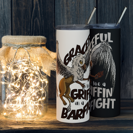 Graceless Griffin 20oz Tumbler with Straw