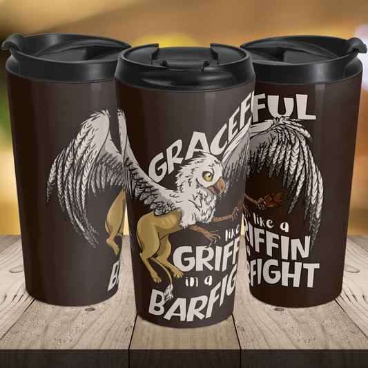 Graceless Griffin 15oz Insulated Stainless Steel Travel Mug
