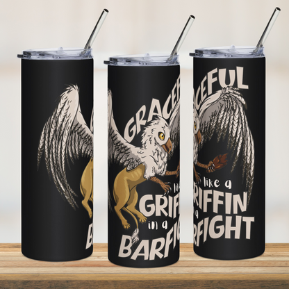 Graceless Griffin 20oz Tumbler with Straw