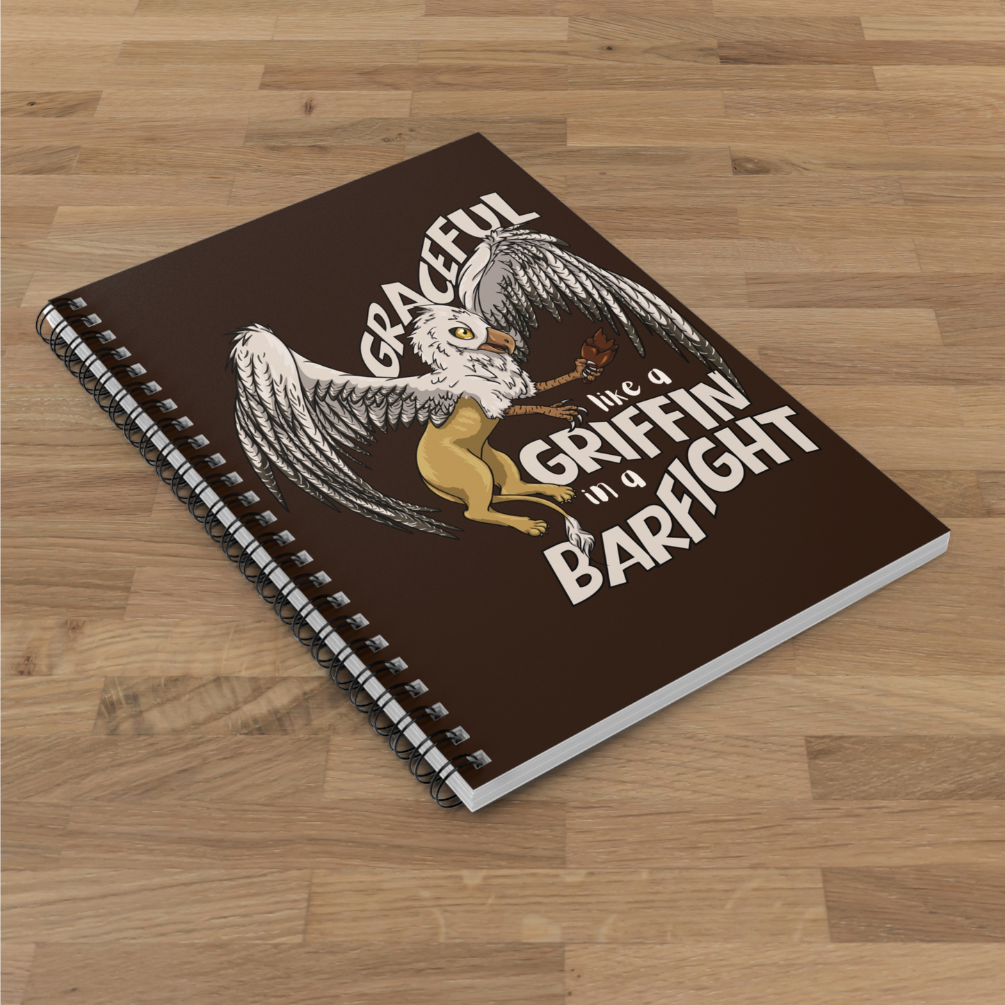Graceless Griffin Spiral Notebook