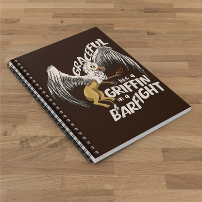 Graceless Griffin Spiral Notebook