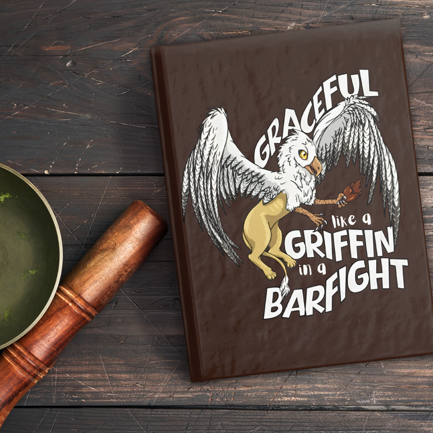 Graceless Griffin Blank 5×7 Hardcover Journal