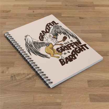 Graceless Griffin Spiral Notebook