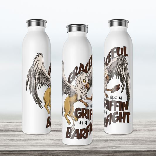 Graceless Griffin Slim Water Bottle