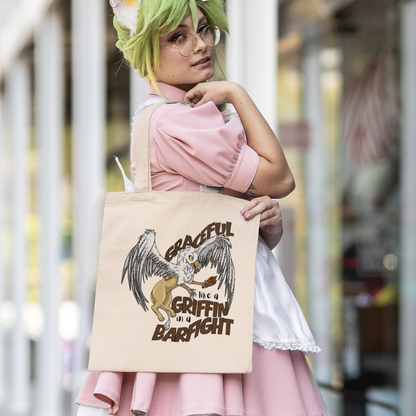 Graceless Griffin Canvas Tote