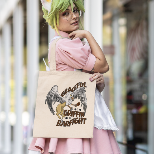 Graceless Griffin Canvas Tote