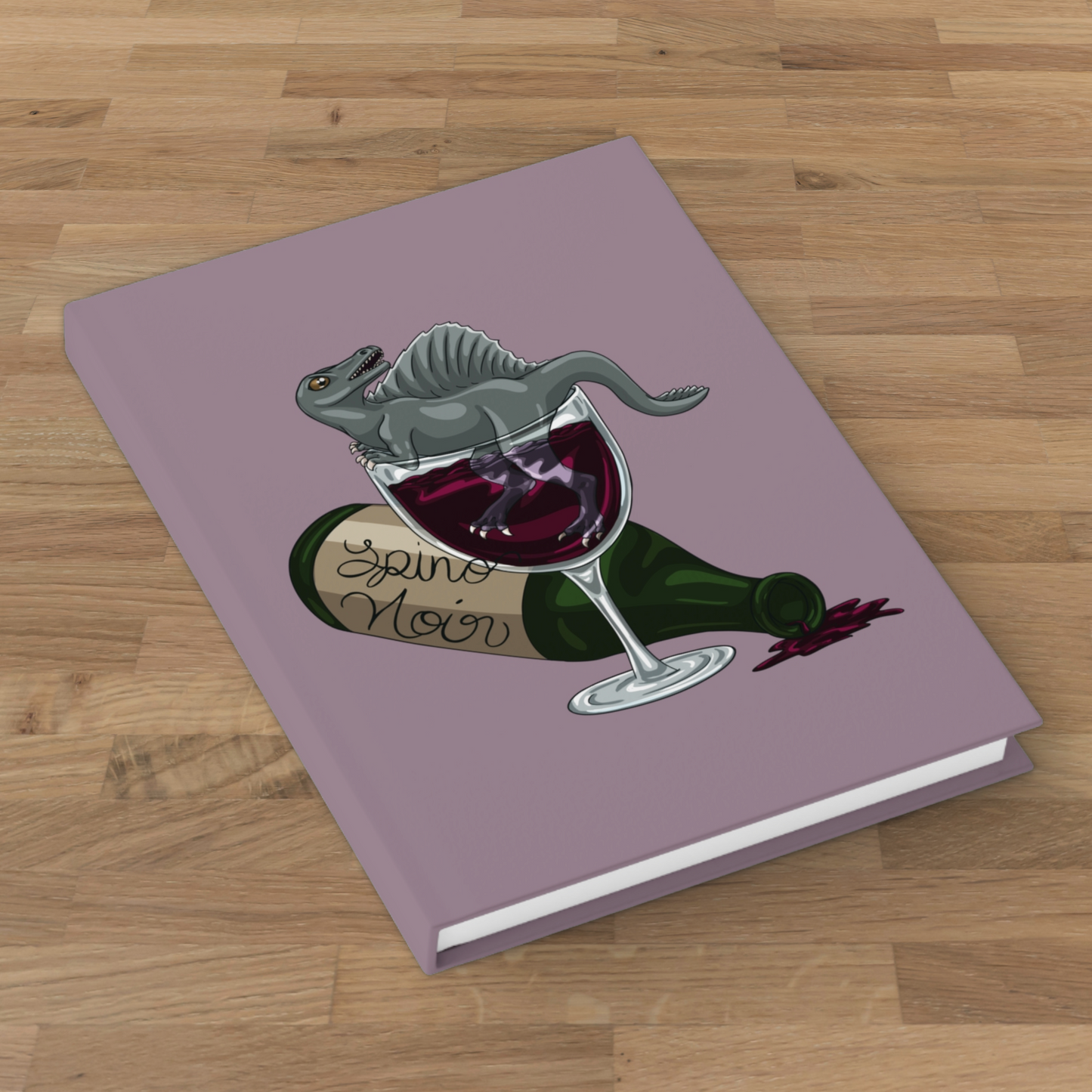 Spino Wino Blank 5×7 Hardcover Journal