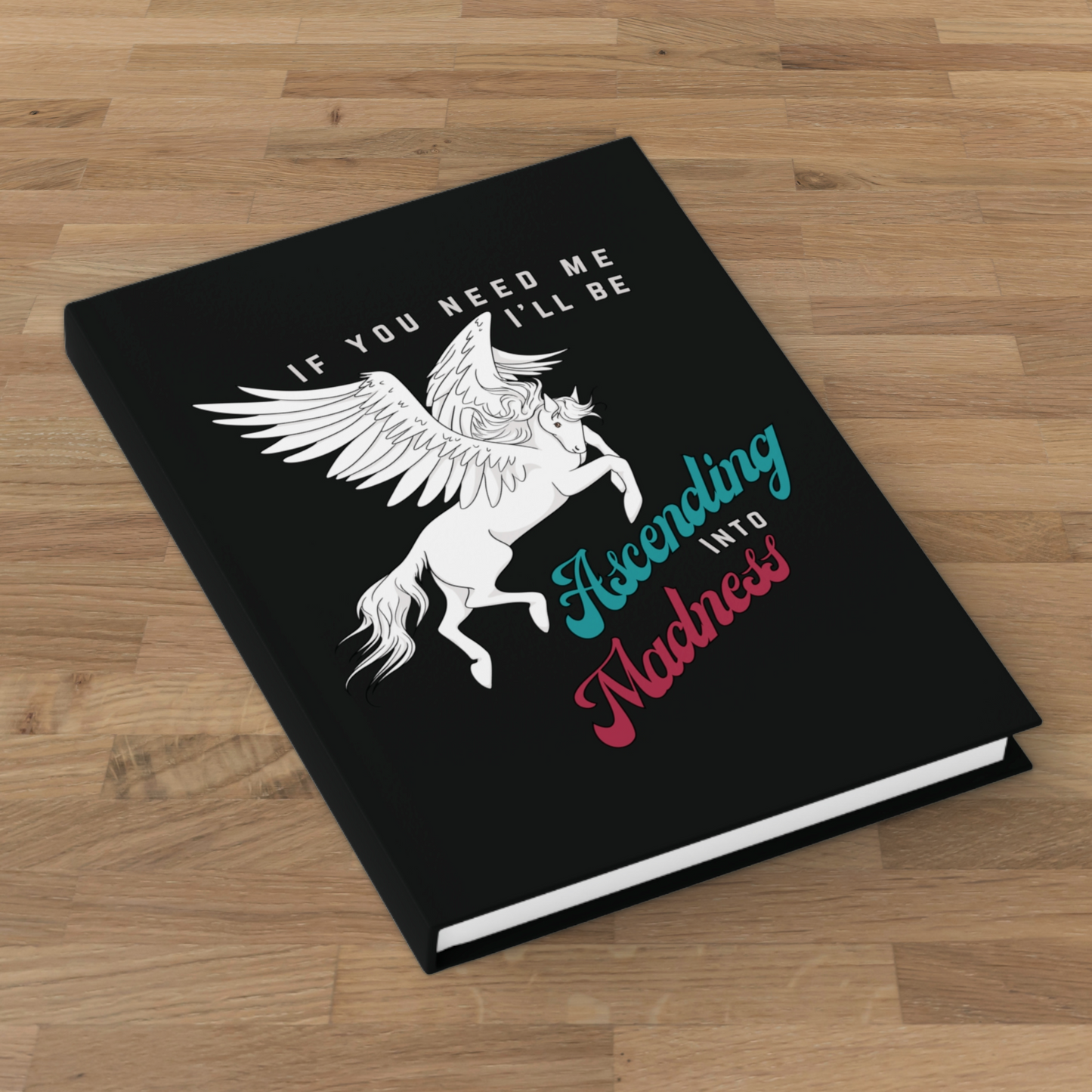 Ascending Into Madness Blank 5×7 Hardcover Journal