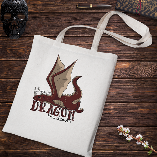 Dragon Me Down Tote Bag – Eco-Friendly Cotton, Large Capacity