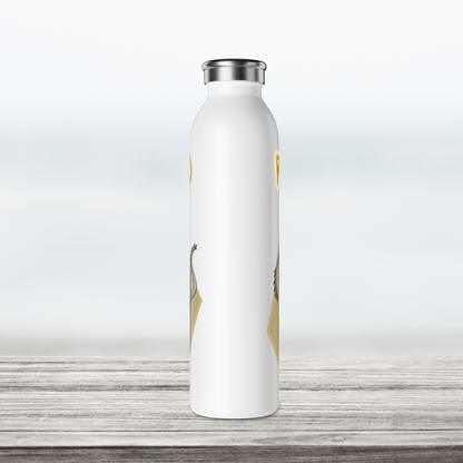 Rapturous Raptors Slim Water Bottle