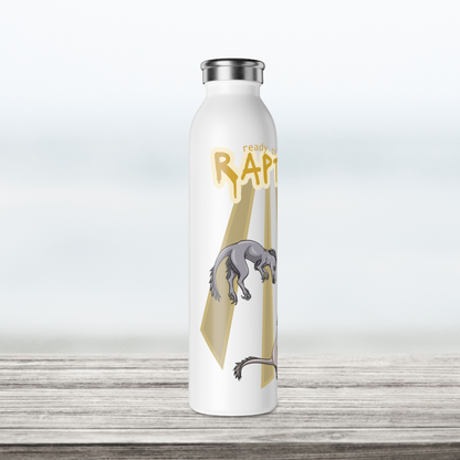 Rapturous Raptors Slim Water Bottle