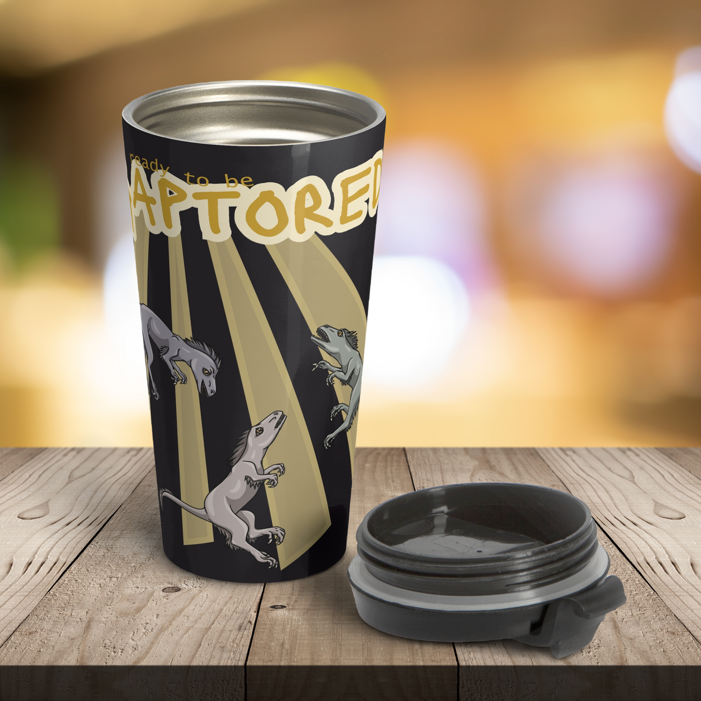 Rapturous Raptors 15oz Insulated Stainless Steel Travel Mug