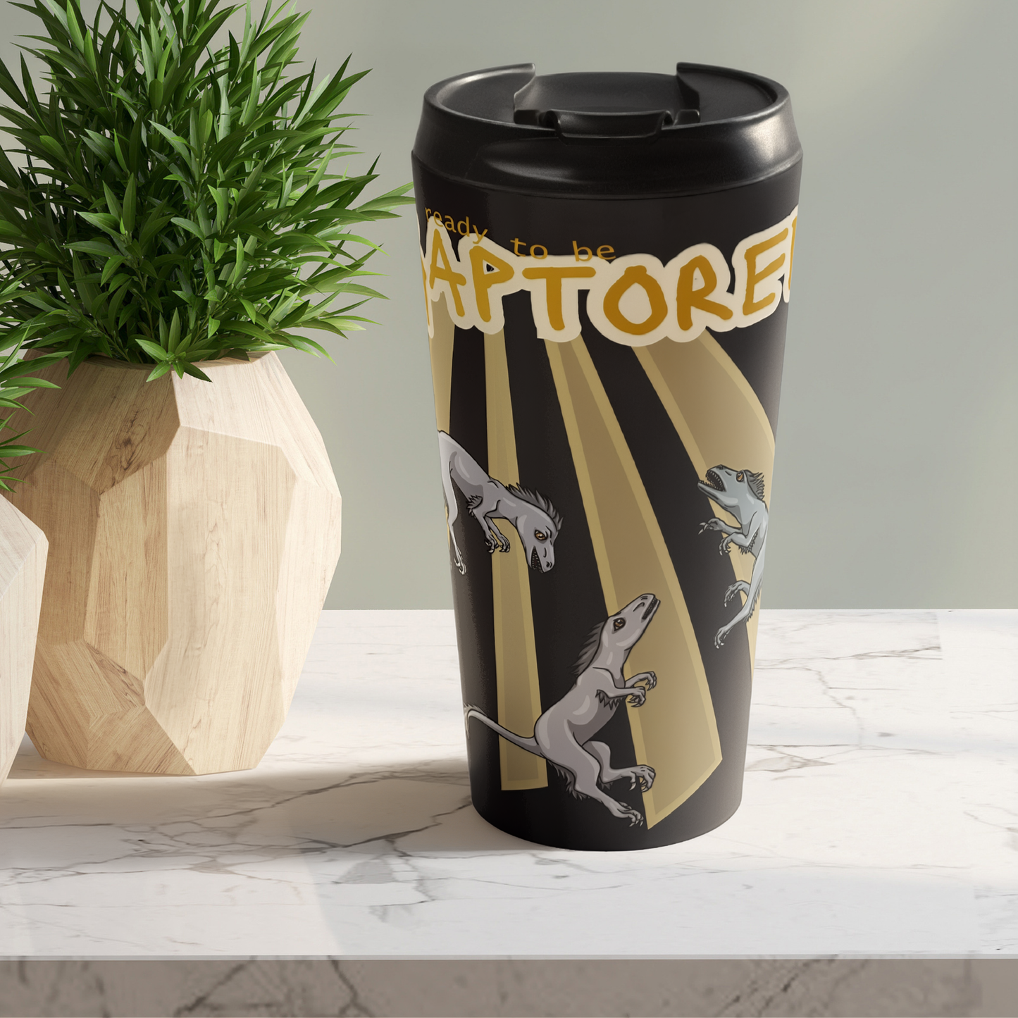 Rapturous Raptors 15oz Insulated Stainless Steel Travel Mug