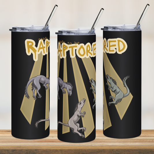 Rapturous Raptors 20oz Tumbler with Straw