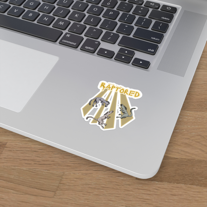 Rapturous Raptors Vinyl Sticker (4 sizes)
