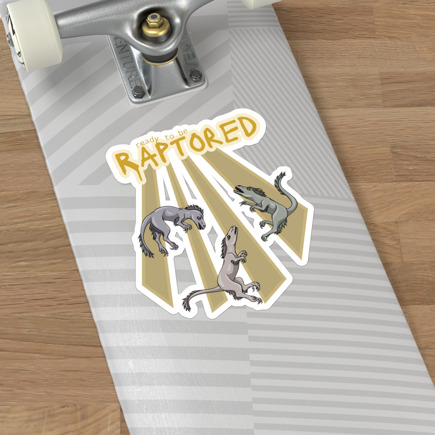 Rapturous Raptors Vinyl Sticker (4 sizes)