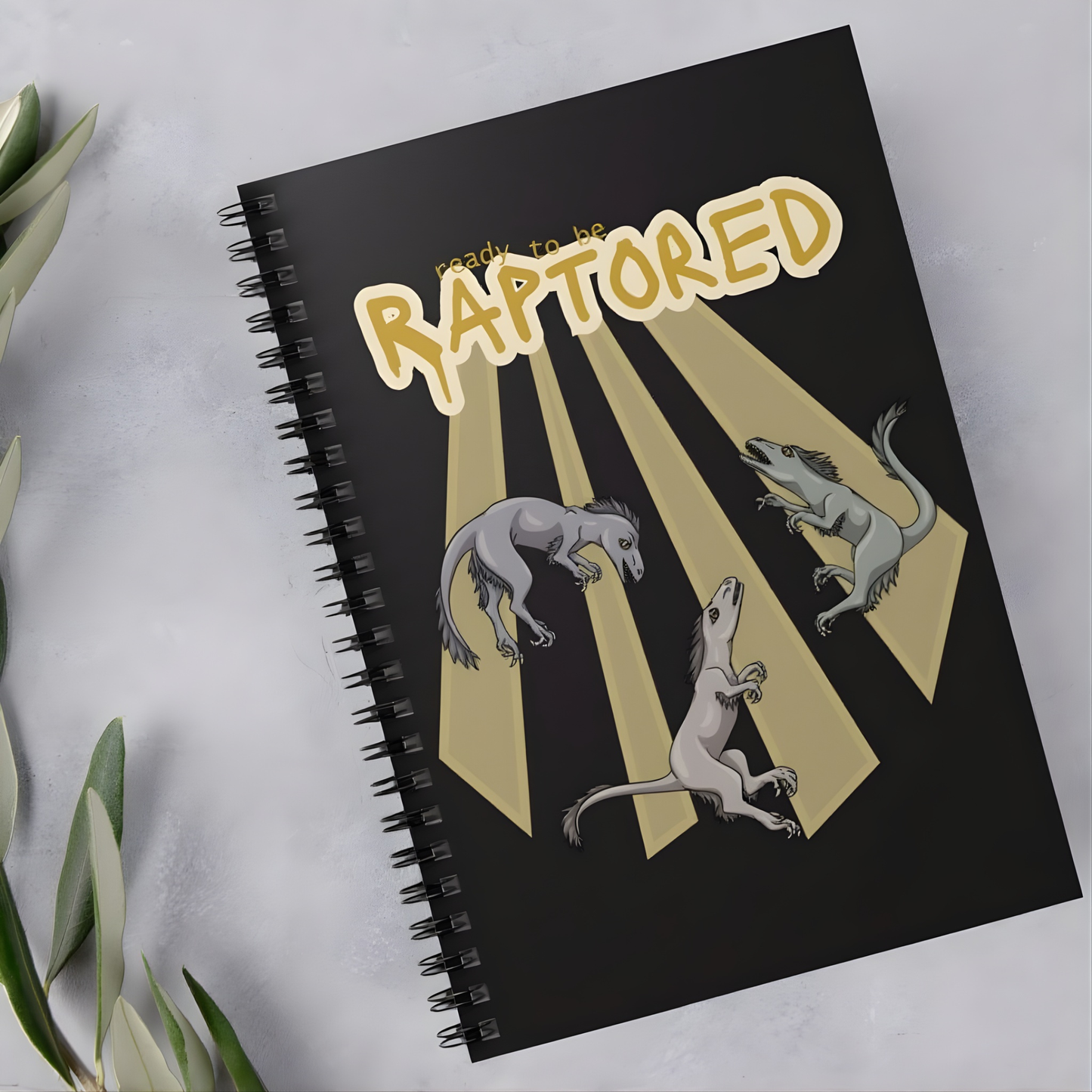 Rapturous Raptors 6x8 Spiral Notebook