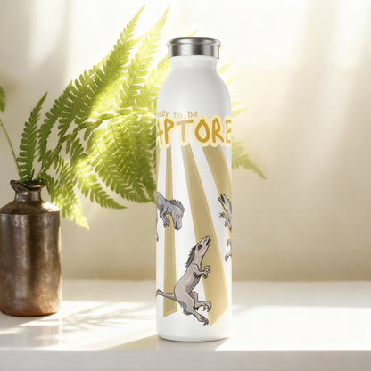 Rapturous Raptors Slim Water Bottle