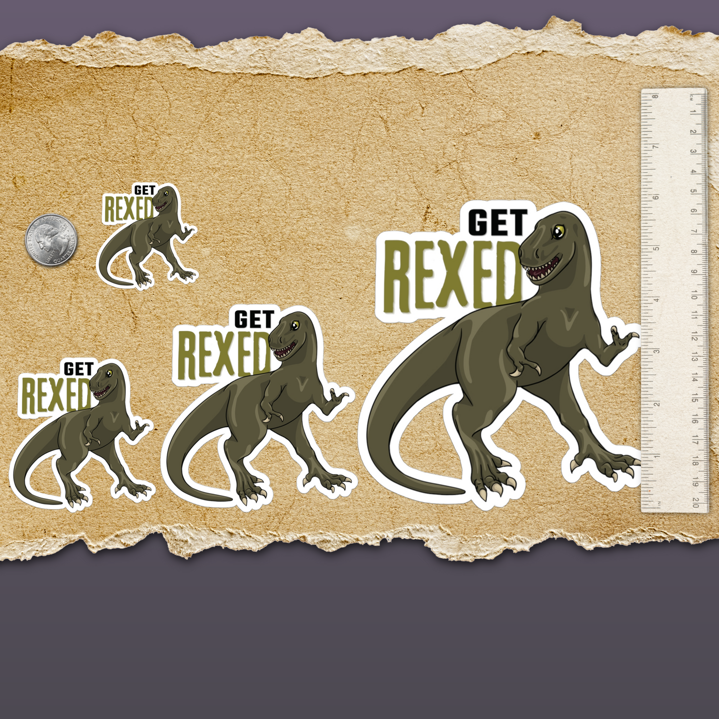 Get Rexed Vinyl Sticker (4 sizes)