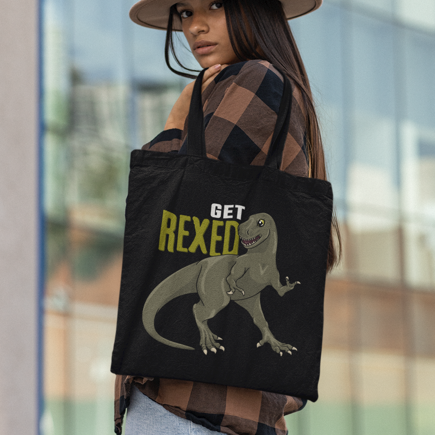 Get Rexed Canvas Tote