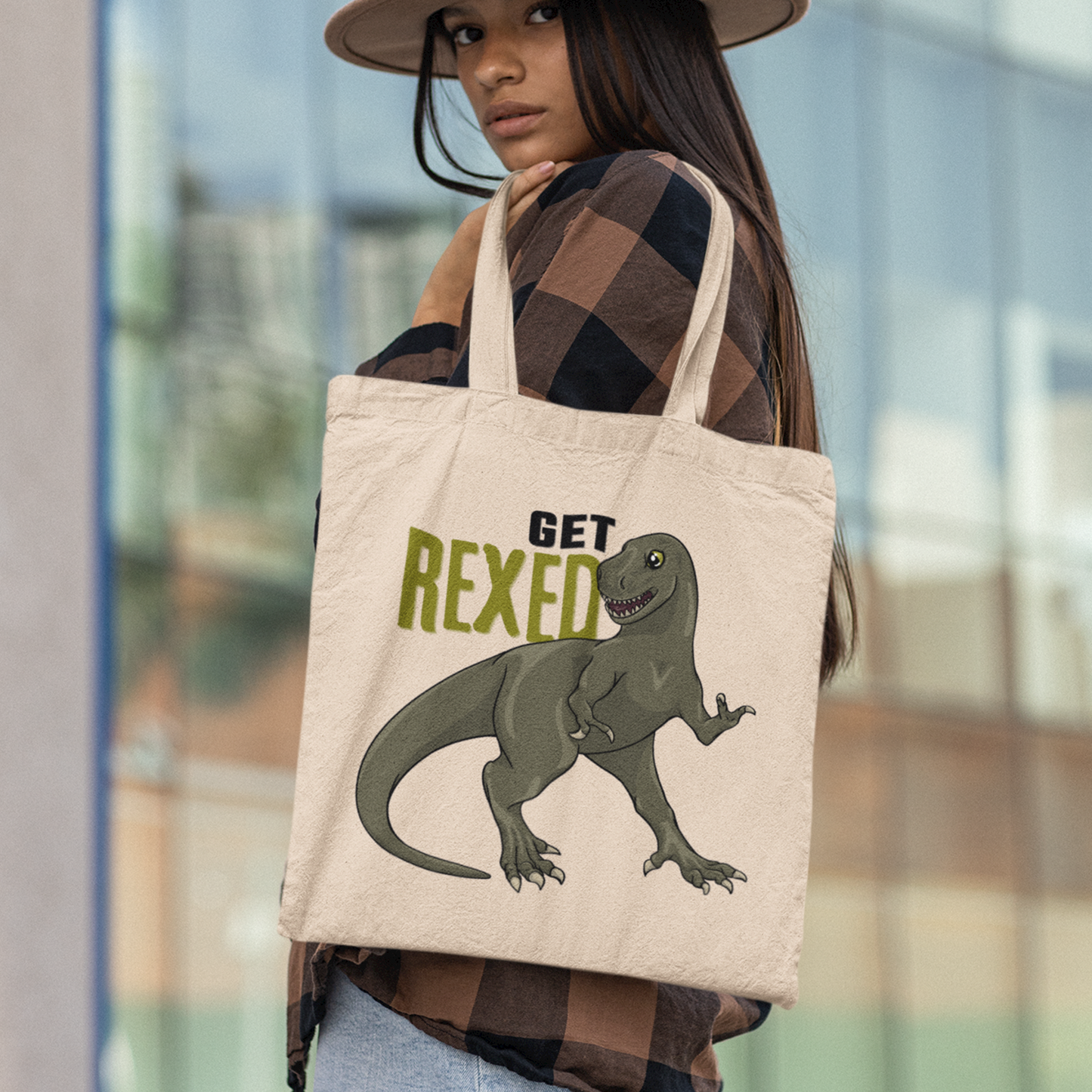 Get Rexed Canvas Tote