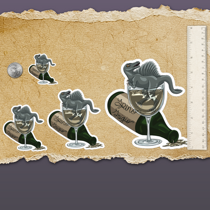 Spino Wino Vinyl Sticker (4 sizes)