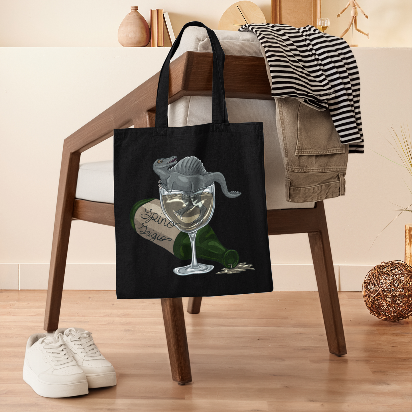 Spino Wino Canvas Tote