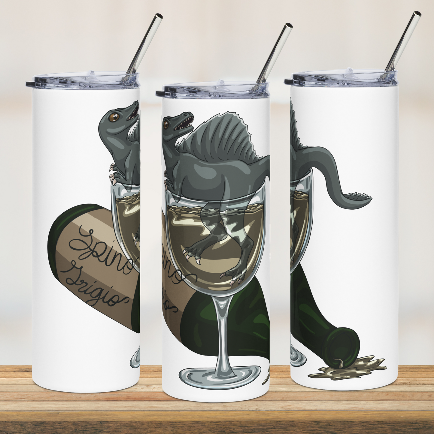 Spino Wino 20oz Tumbler with Straw